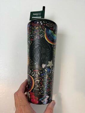 NWT Farm Rio x Starbucks Borogodo 24 oz Stainless Steel Cold Cup Tumbler